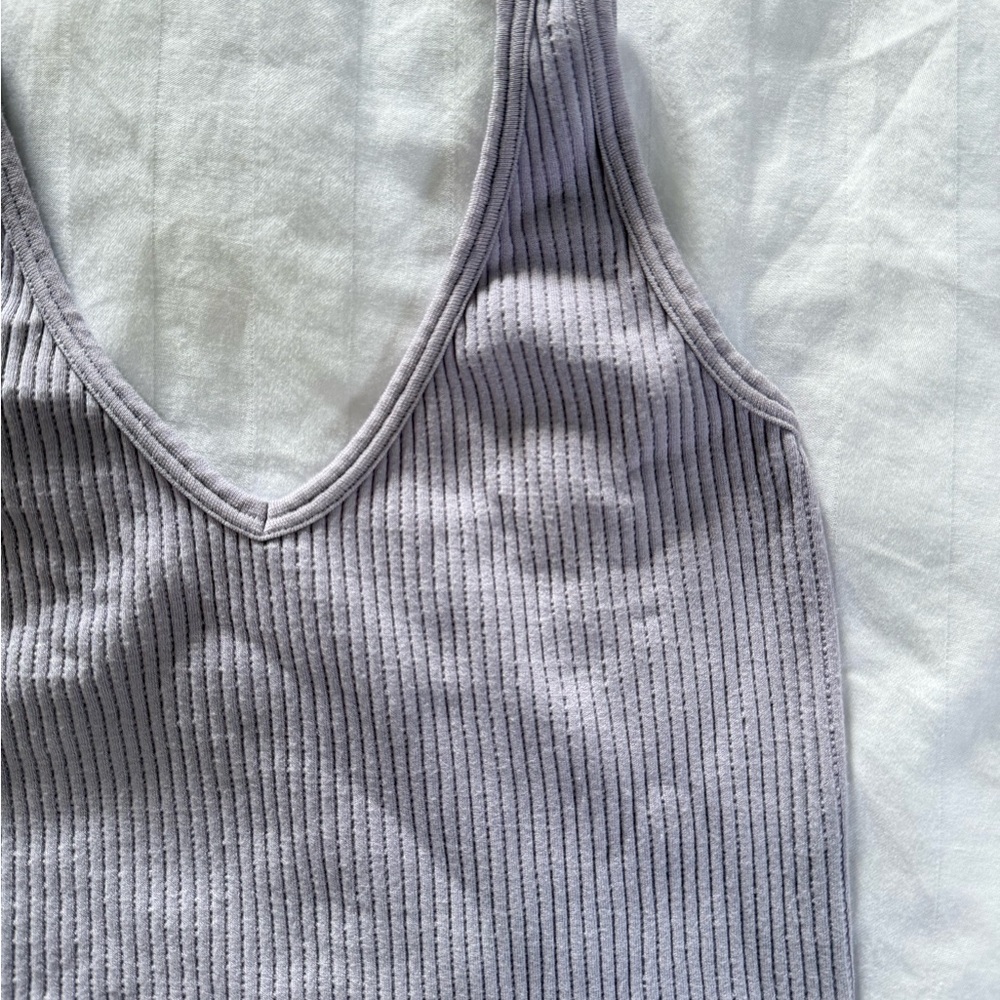 SOLD Intimately Free People Light Purple Ribbed Tank Top